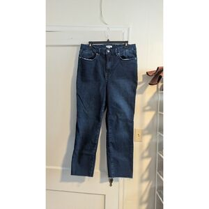 Good American Dark Indigo High-Rise Jeans
